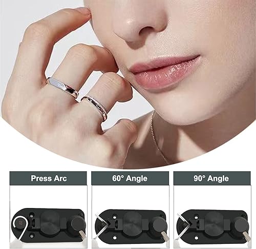 Miniatura 4 de Juego de herramientas de doblado de anillos para doblar, máquina dobladora de anillos con troqueles de nailon, herramienta dobladora de anillos para