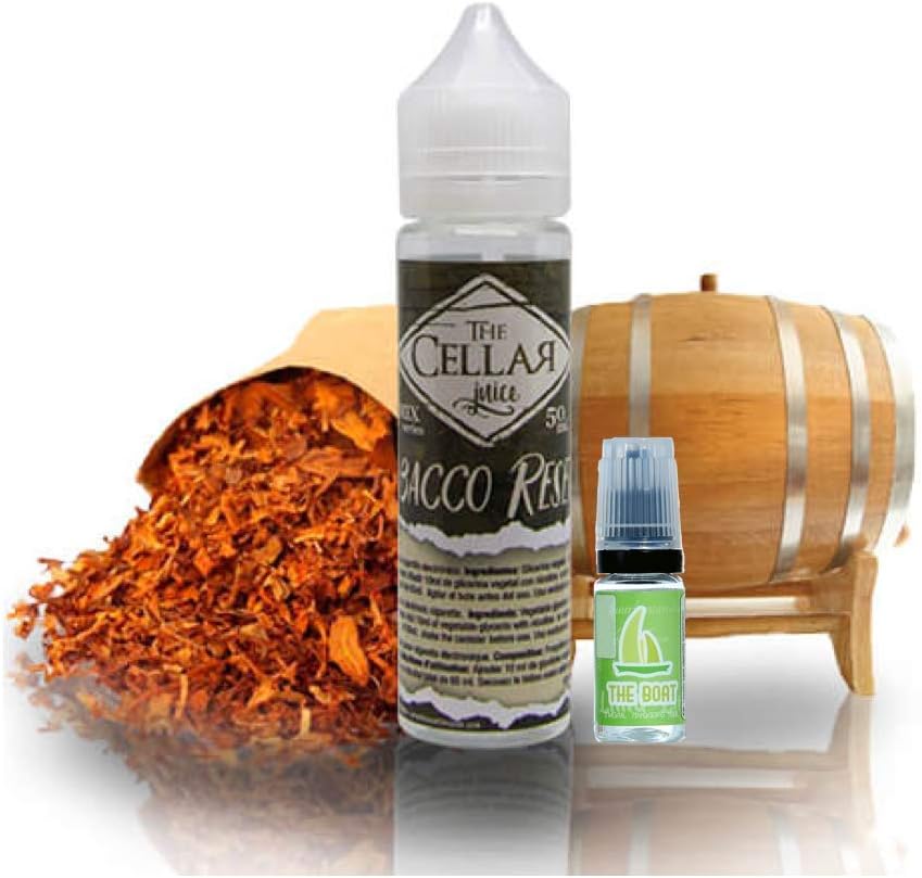 E Liquid E Juice The Cellar Juice Tobacco Reserve 50 ml – 70 vg 30 pg - shortfill – No Nicotine + E Liquid The Boat 10ml Lemon and Lime – No Nicotine.
