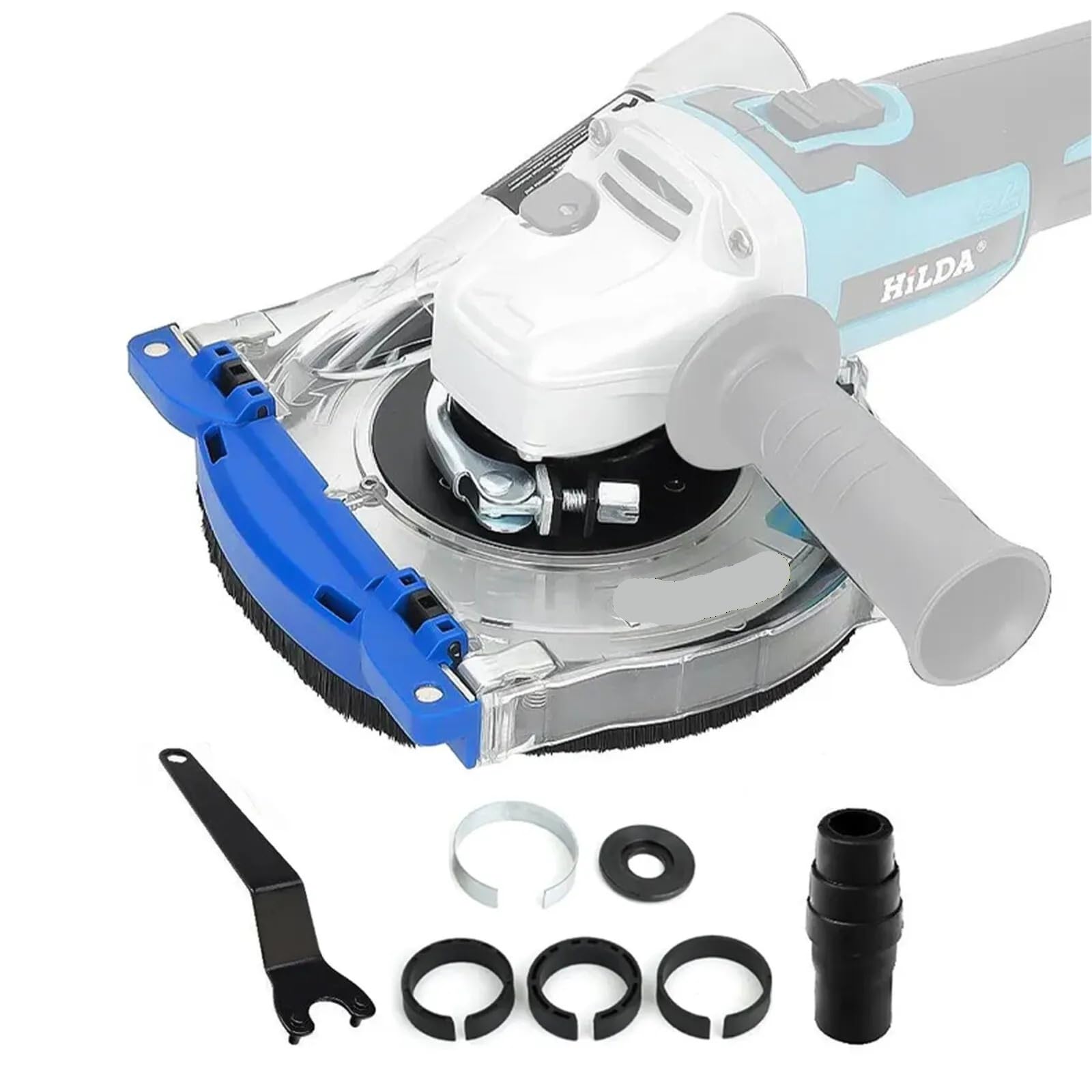 125mm Plastic Grinding Dust Shroud Transparent Design for Angle Grinder