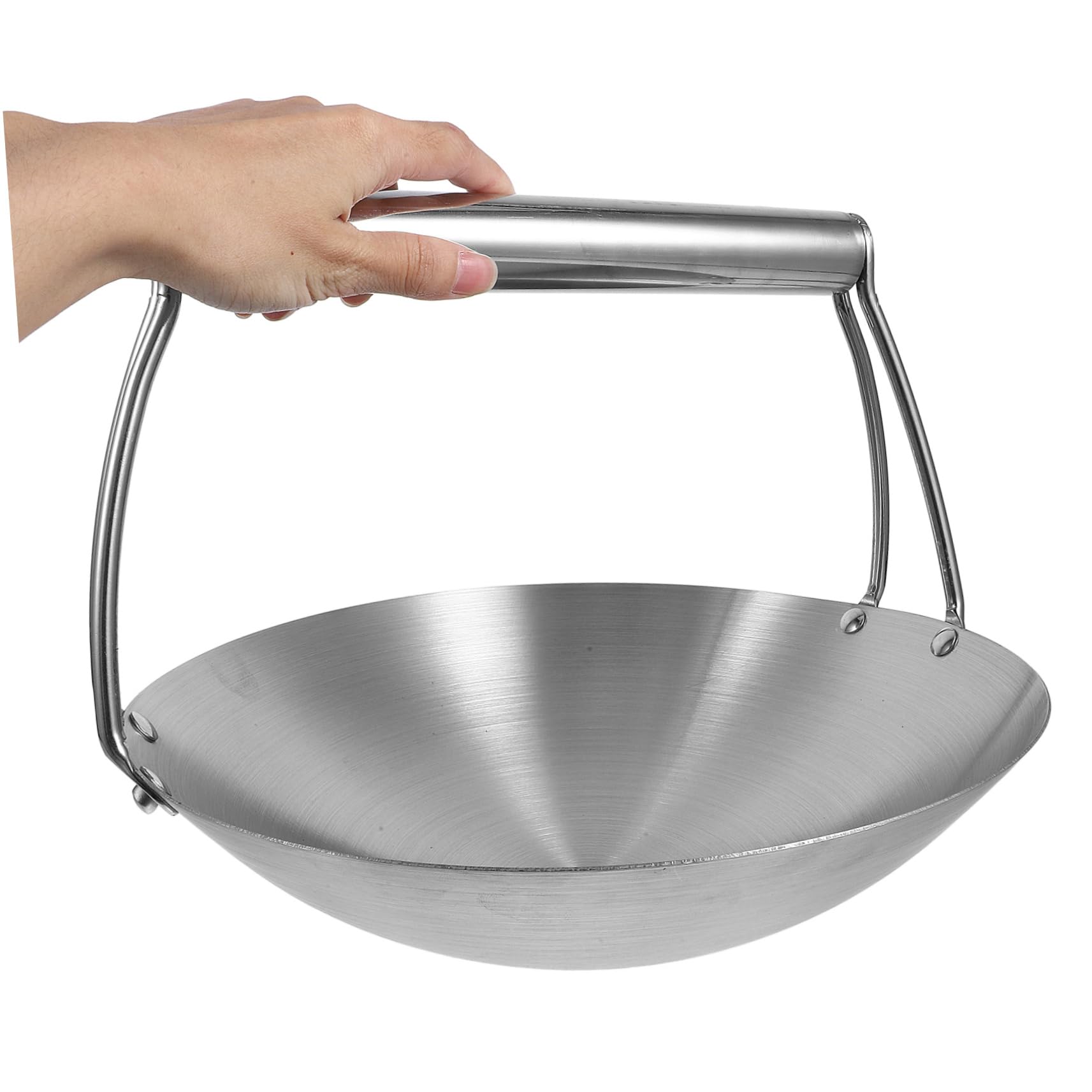 Cucharón de Acero Inoxidable para Tofu y Agua, Olla con Asa de Gran Capacidad