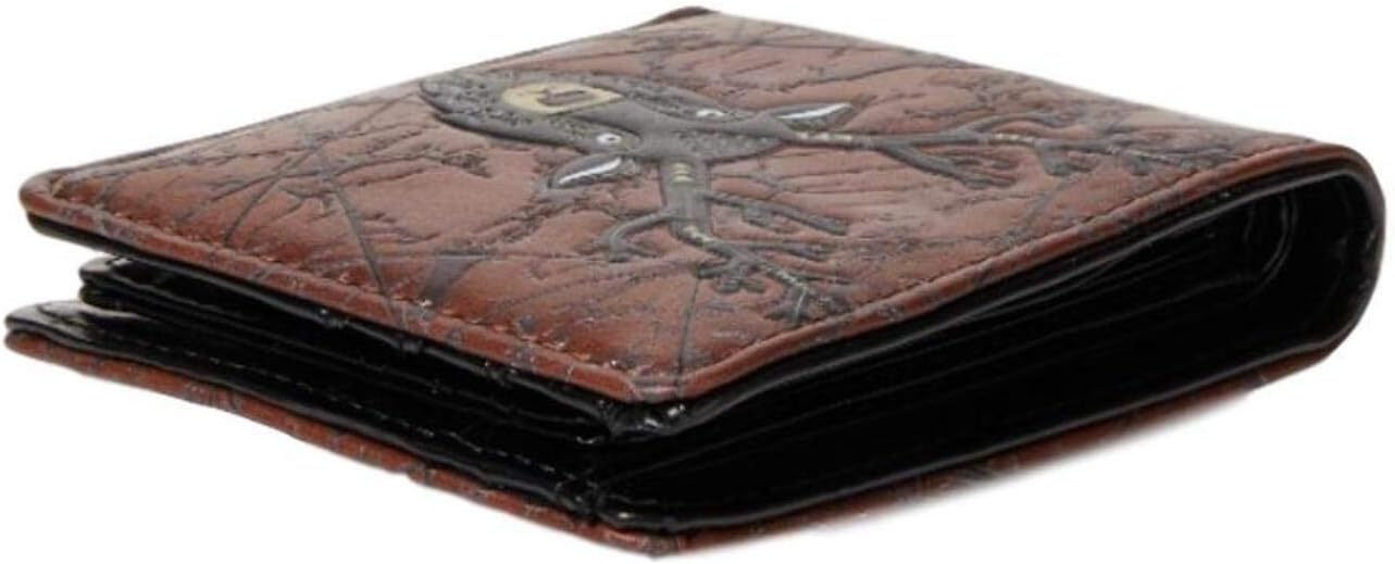 Shag Wear Elk Head Brown Gents Leatherette Wallet