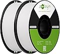Ultra PLA Filament 1.75mm, 3D Printer Filament 30-300mm/s, for Most Creality Ender-3 K1 K1C K2 Hi 3D Printer (White 2kg)