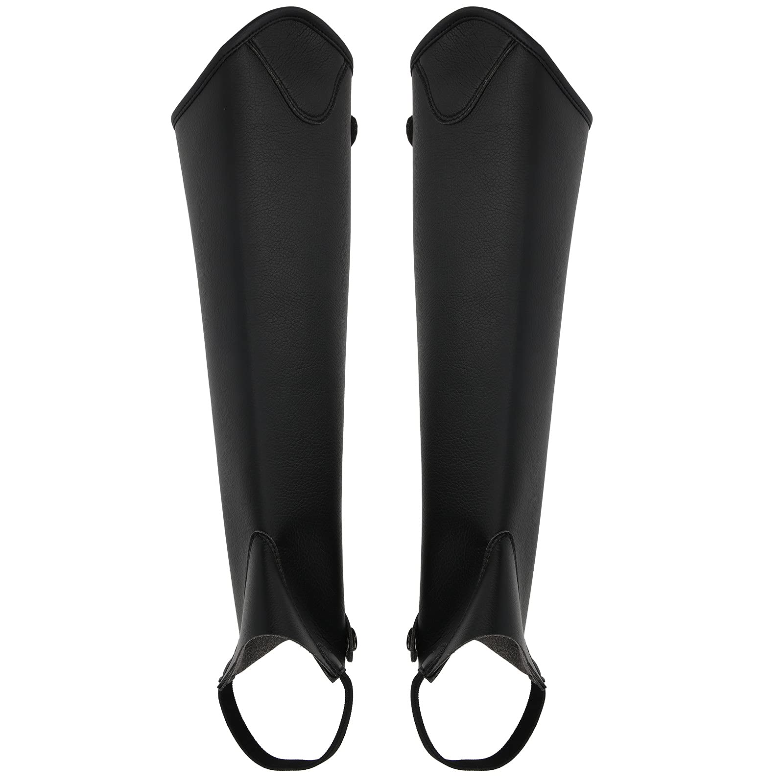 Ong Gambaletto in Pelle PU Confortevole ghetta equestre per l'ippodromo outdoor (M)