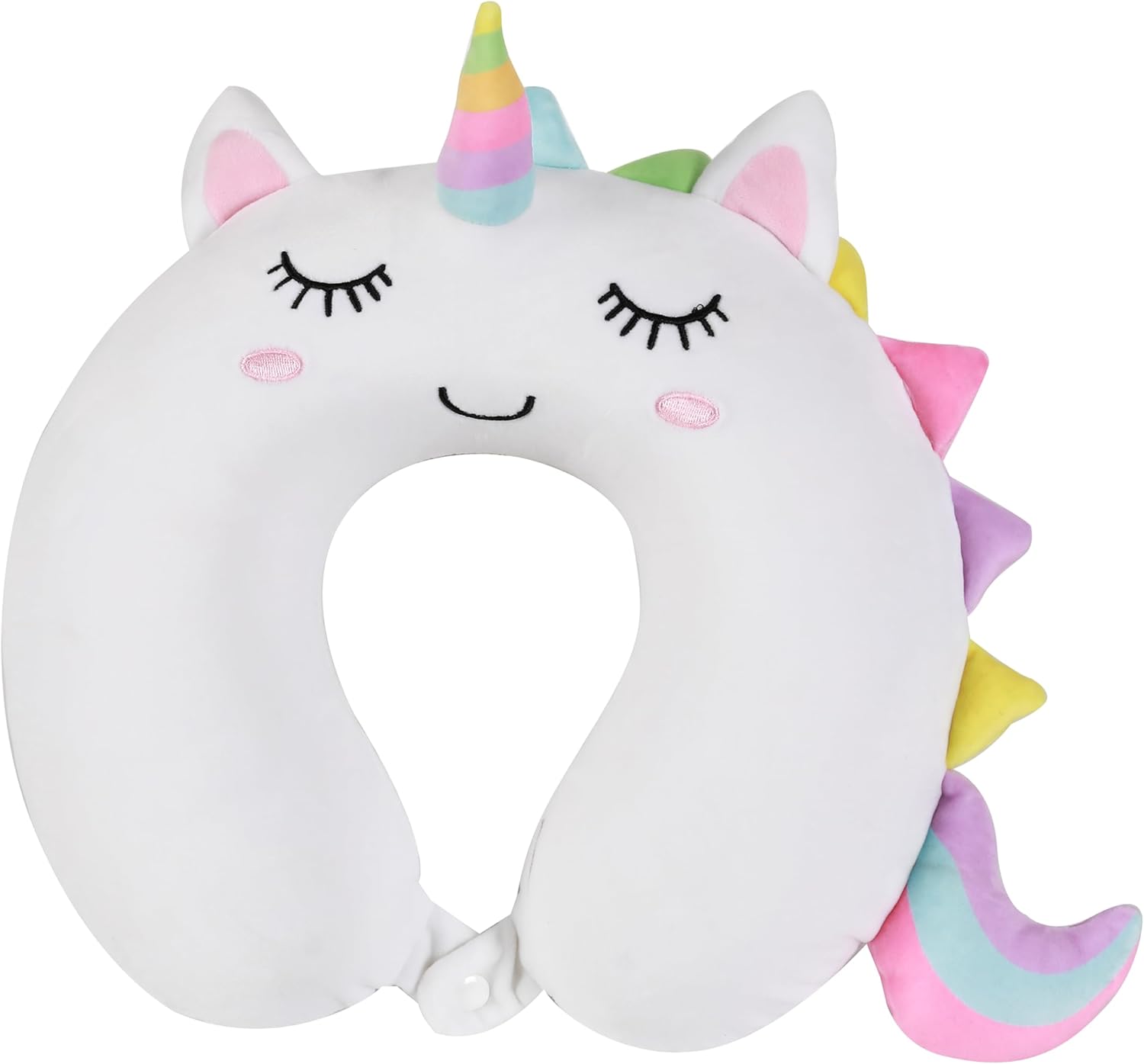 Travel Pillow Shape/Travel Neck Pillow Soft Neck Support Pillow/Pillows Funny Travel Pillow (Unicorn)