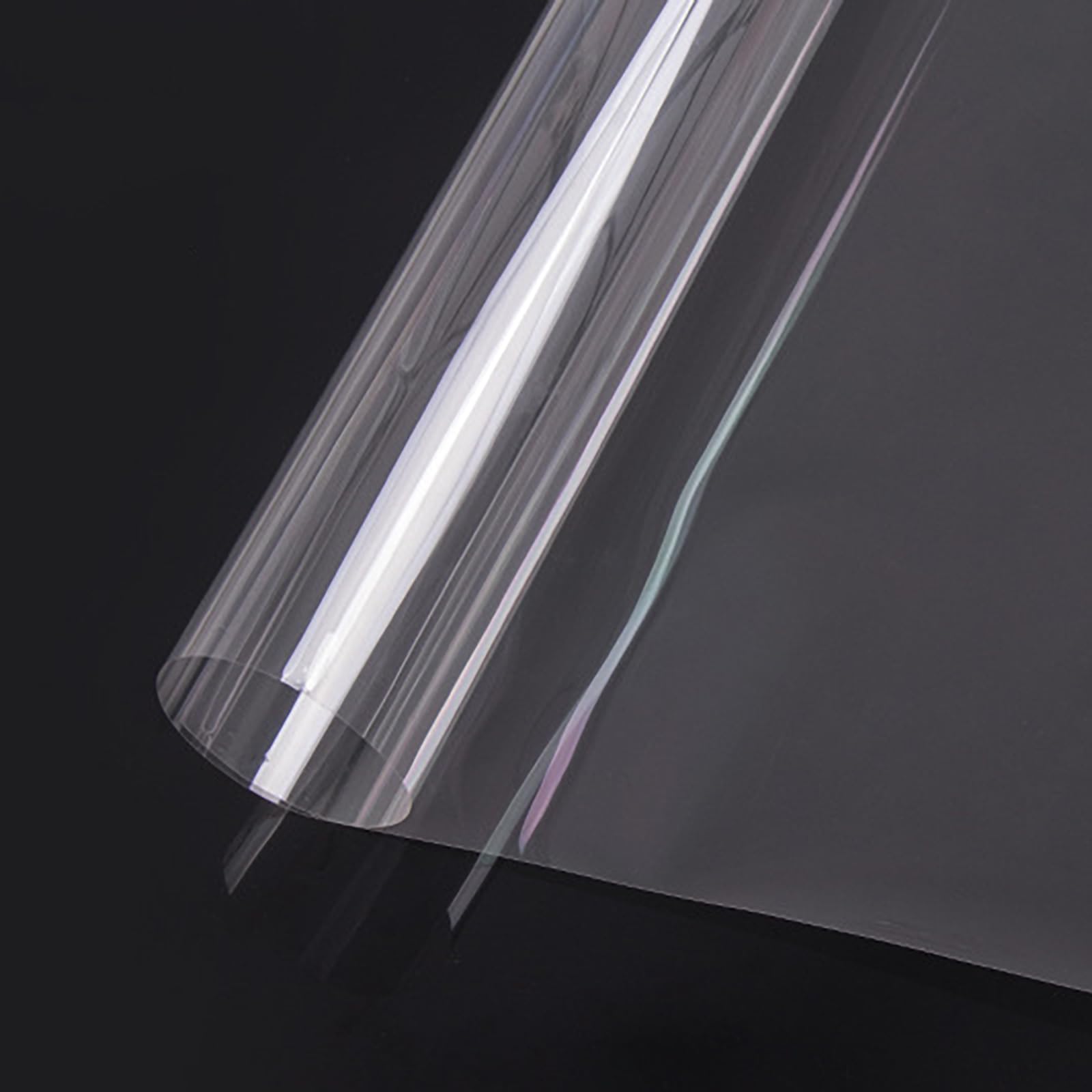 Película de Seguridad Tamaño Extra Grande para Ventanas Anti-Rotura - Film Transparente Adhesivo de Refuerzo para Cristales de Hogar y Oficina(Size:2MIL*1M,Color:Transparent-120CM)