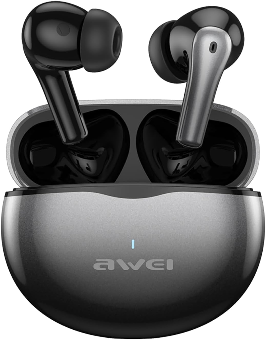 AWEI T62 Wireless Earbuds, Bluetooth Ear Buds with Big Bass Stereo Sound, 30 Hours Playtime, Lightweight in-Ear Fit, IPX5 Waterproof Bluetooth Earbuds for Laptop Pad Phones Sports Workout Black