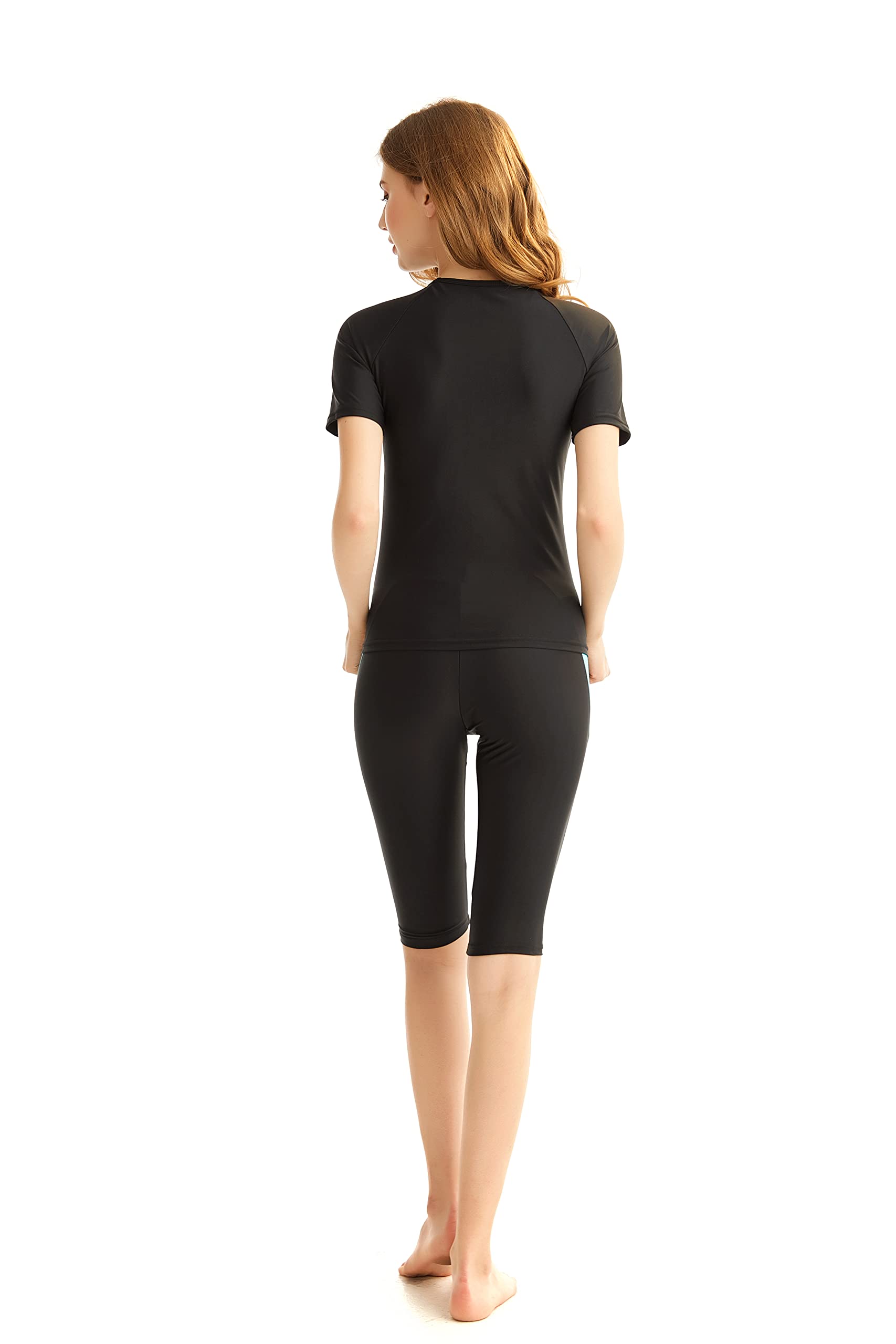 Nuovo Costume da Bagno Musulmano Costume Islamico da Donna a Manica Corta Modest Swimwear Beachwear Burkini Muslim Swimsuit