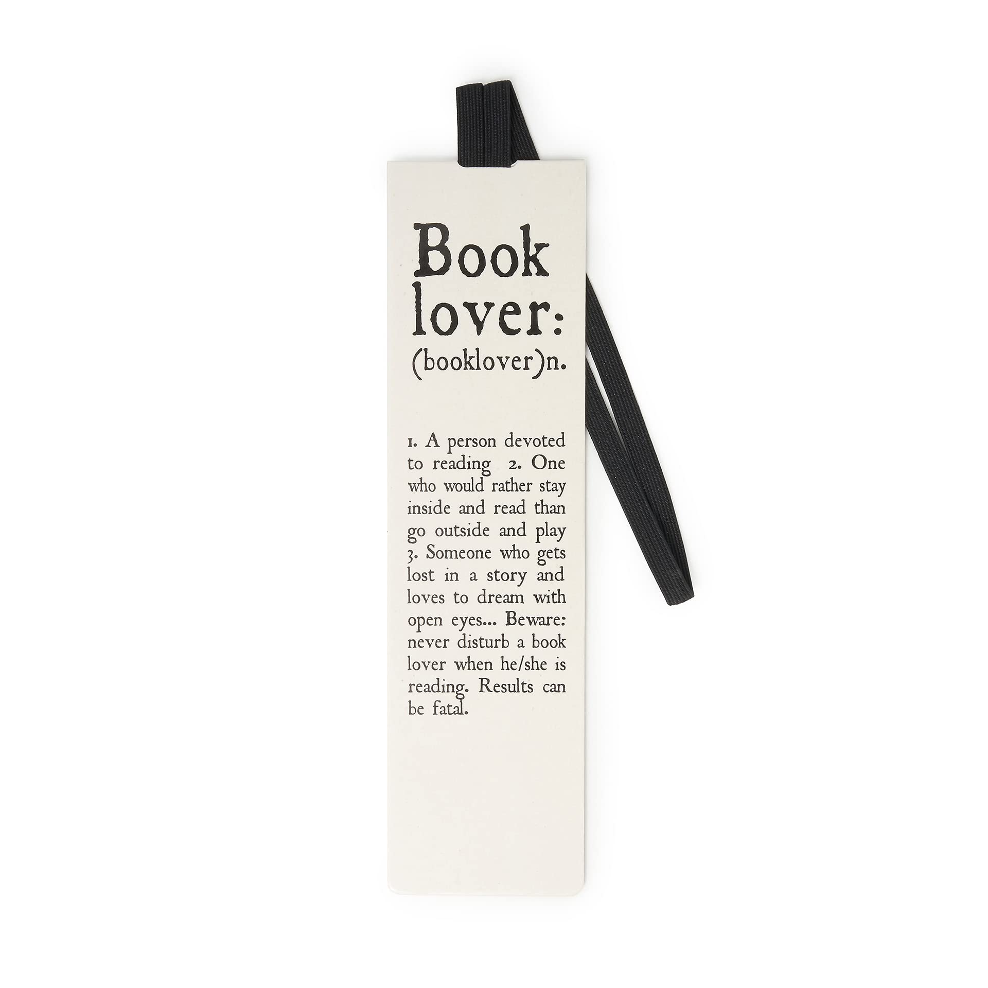 LEGAMI Booklovers Bookmark with Elastic Band, Booklover