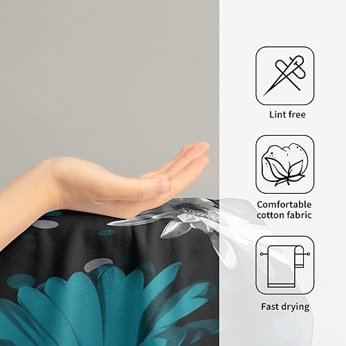 Vista 411 de Giwawa Juego de 2 toallas de mano de pino con ciervos del bosque, toallas de baño, suaves y absorbentes, para bar, bar, cocina, hotel, spa, Ciervo