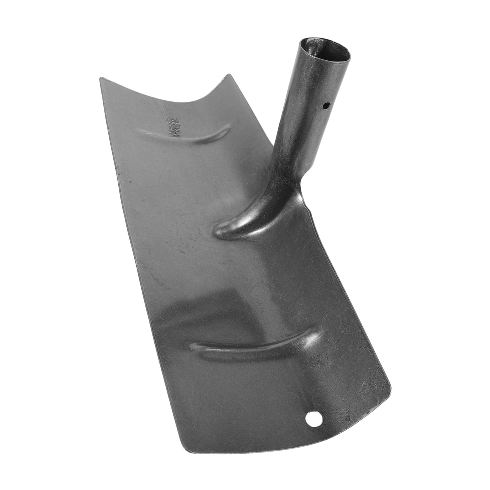 Pala de jardín de metal, pala de limpieza resistente, paleta de mano de jardín duradera, ideal para eliminación de residuos, pala de residuos de acero para limpieza de césped y jardín