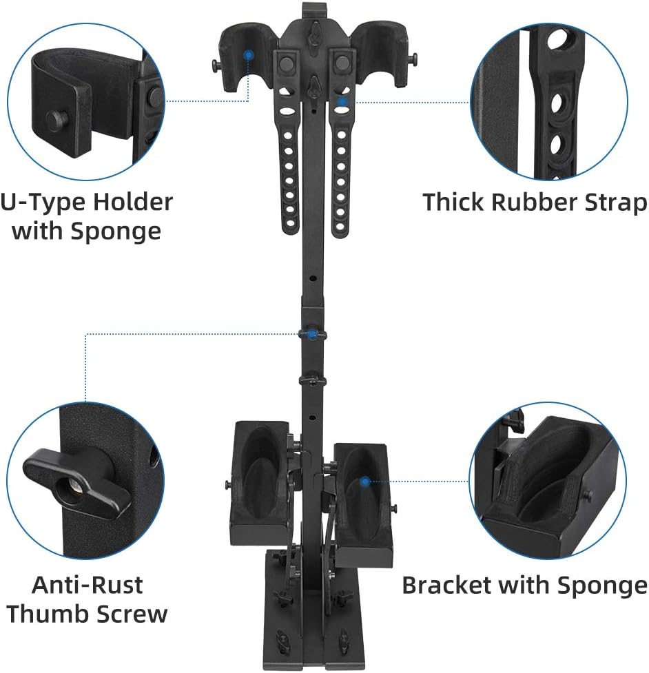 UTV Gun Holder, kemimoto Floor Mount Vertical Gun mount Compatible with Polaris Ranger GeneralCan Am Defender Kawasaki Golf cart: Automotive
