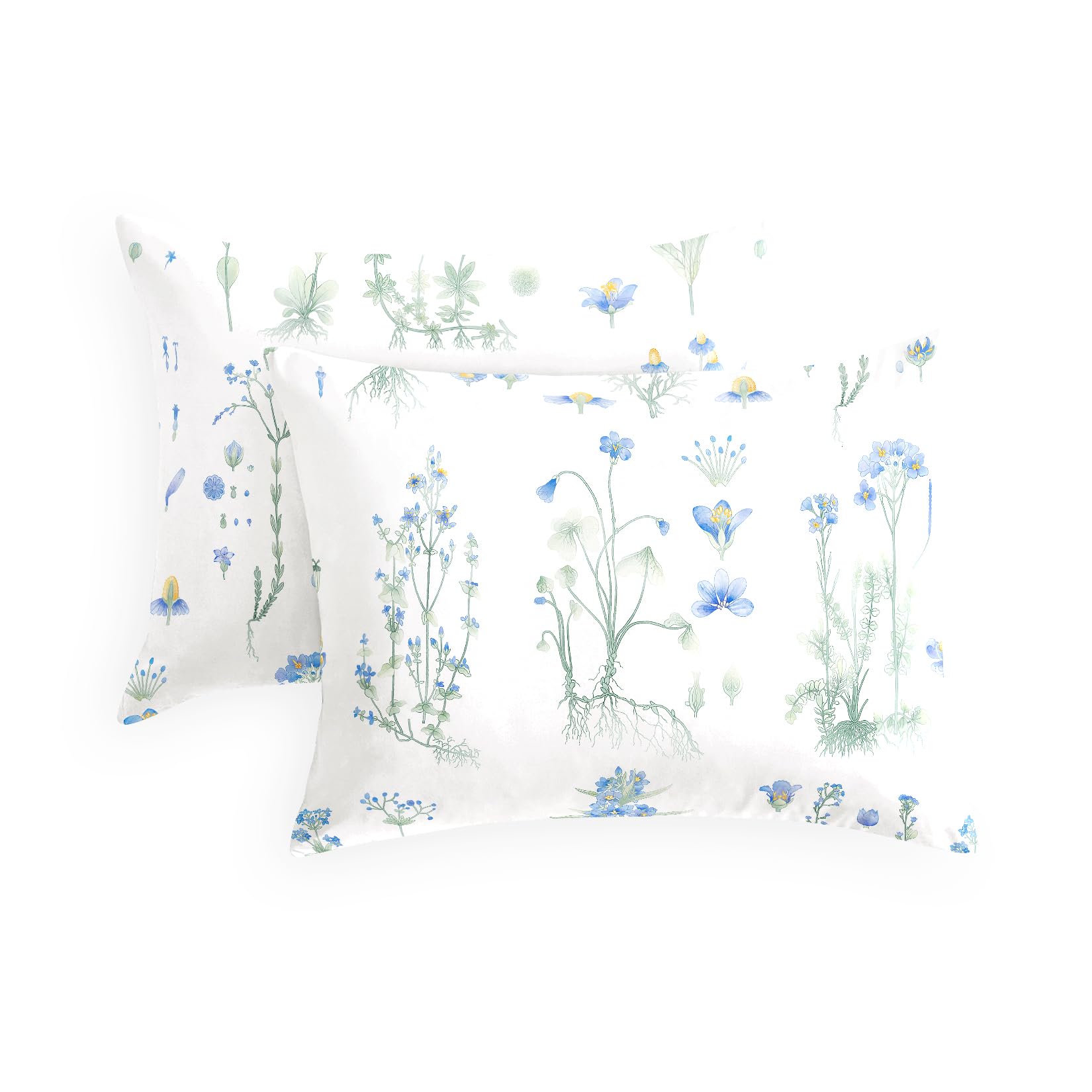 Wake In Cloud Floral Cotton Pillow Cases