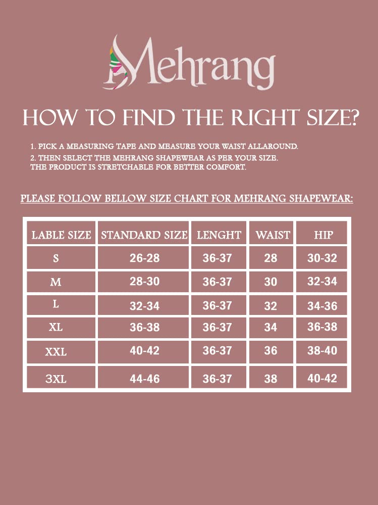 Image of Mehrang Stretchable Saree Shapewear Petticoat for Women, Cotton Blended,Petticoat,Skirts for Women,Shape Wear Dress for Saree