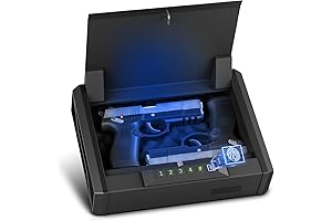 Biometric Gun Safe: Secure Handgun Storage with Fingerprint Access