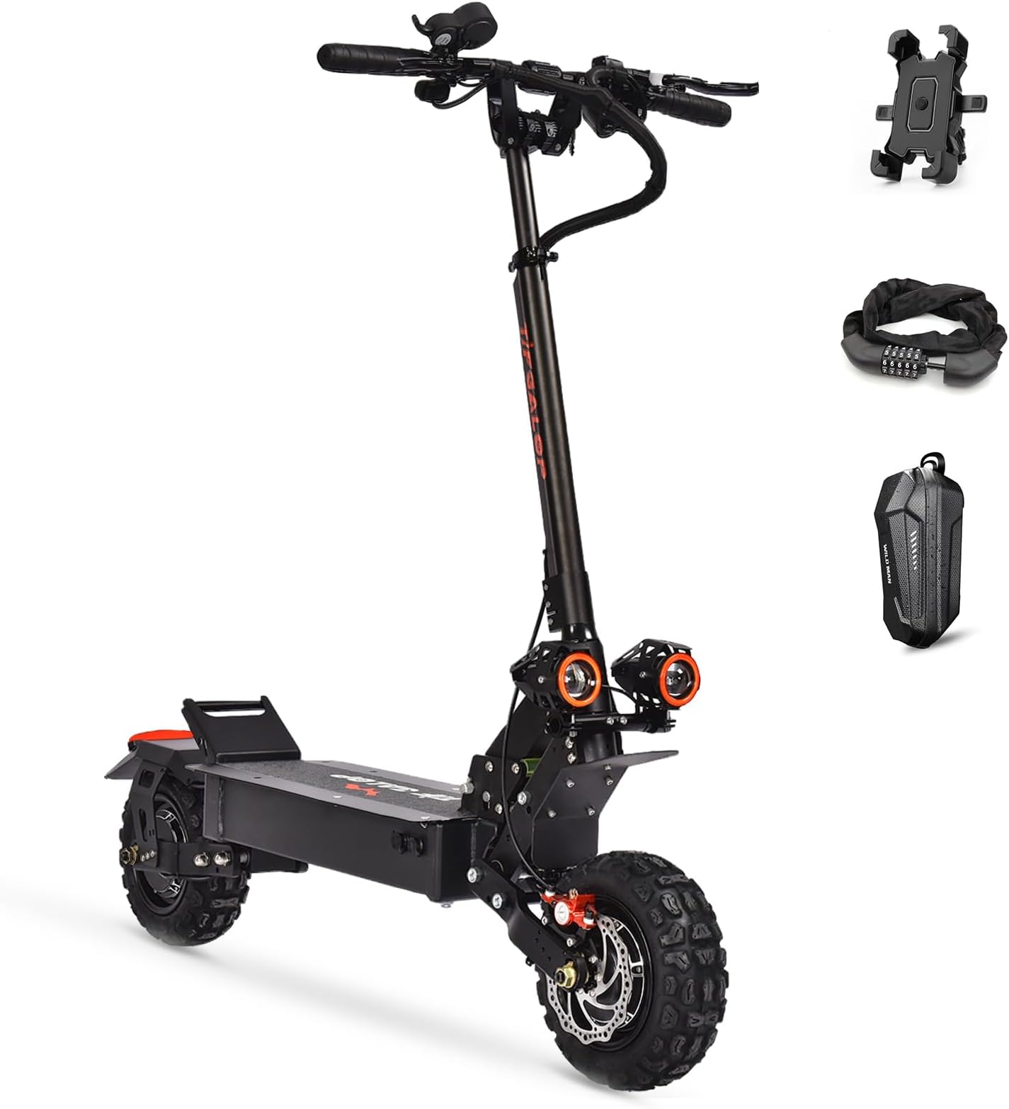 Adult Electric Scooter 5600W Dual Motor, Speed ​​Max 50MPH, 60 Mile Range, 11...