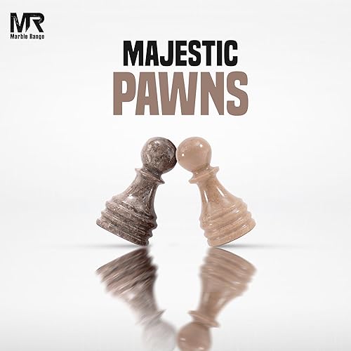 Miniatura 23 de Piezas de ajedrez de mármol de 3.5 pulgadas King hechas a mano Oceanic y Black 32 figuras de ajedrez para juegos de mesa, adecuado