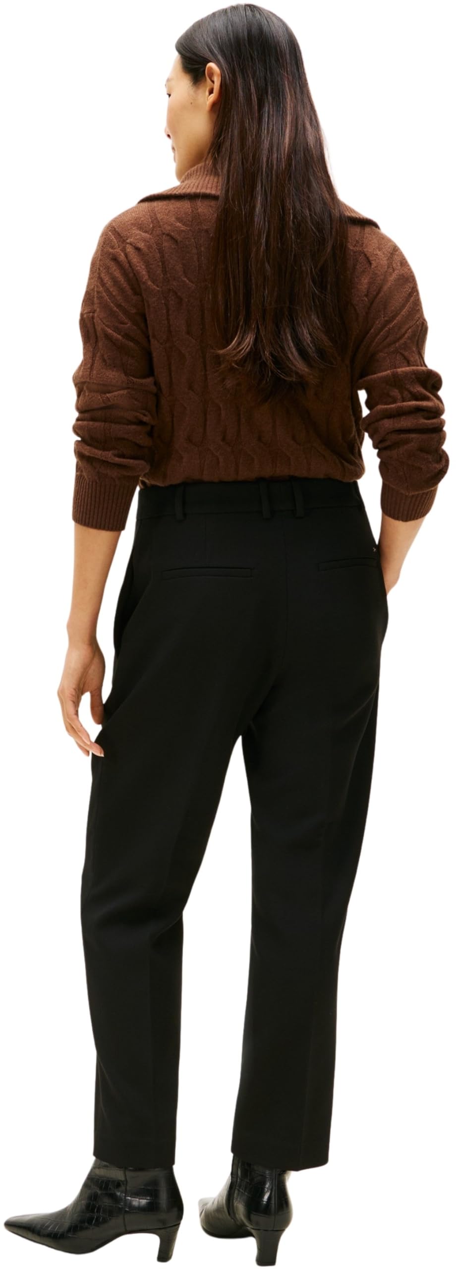 Tommy Hilfiger Damen Andere Freizeithosen Punto Slim Straight Pant Ww0ww48355