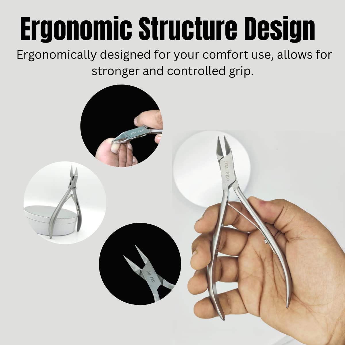 JIM PRO Straight Tip Nail Cutter 5