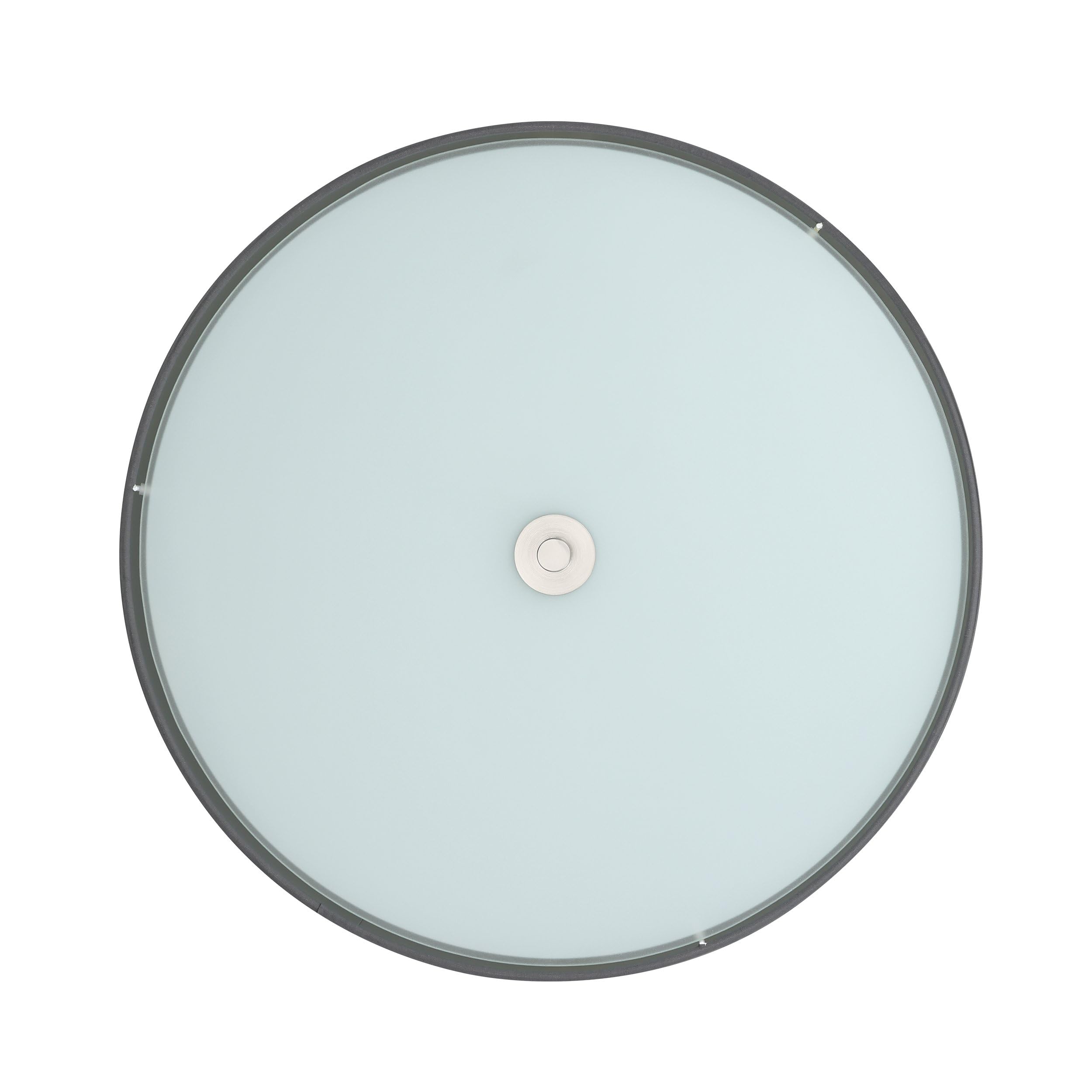 Eglo Plafoniera Pasteri, plafoniera tessile a tre punti | luce, acciaio, tessuto, vetro, nichel opaco, grigio, E27, diametro 47,5 cm