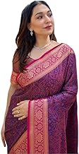 SGF11 Women's Kanjivaram Pure Soft Silk Designer Saree With Blouse Piece