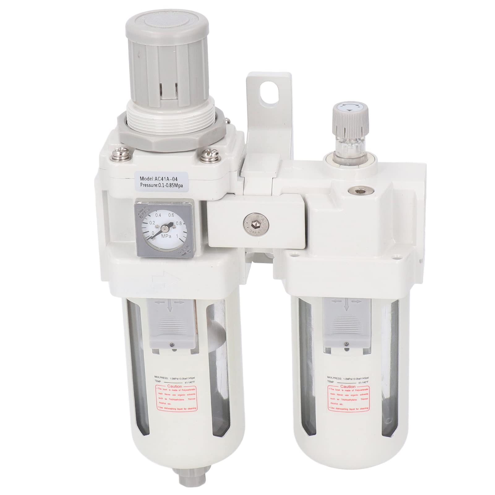 Fafeicy Regulator Ciśnienia Powietrza z Filtrem, Separator Wody i Oleju