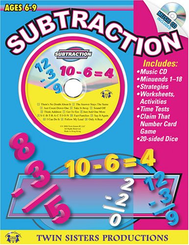 Amazon.com: Subtraction, Ages 6-9 (Workbook & CD): 9781575838939 ...