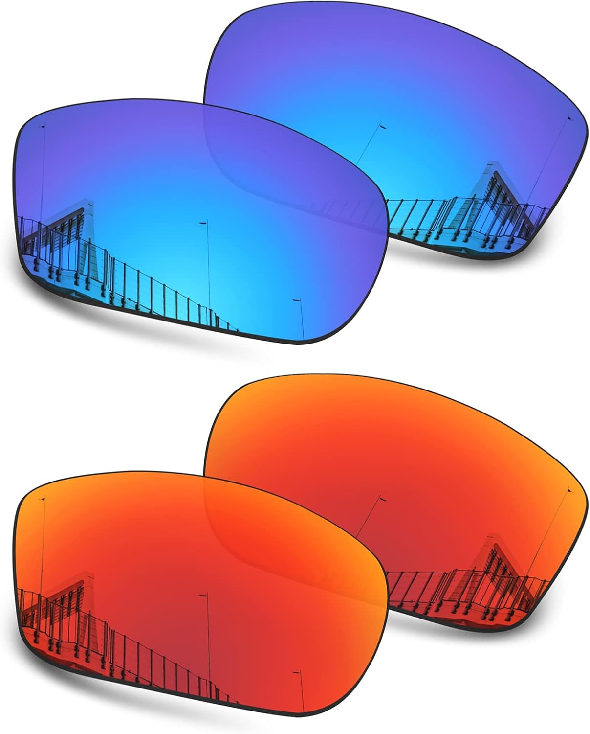 Well-aimed Replacement Lenses Compatible with Oakley Siphon OO9429 Sunglasses - Value Pack 204