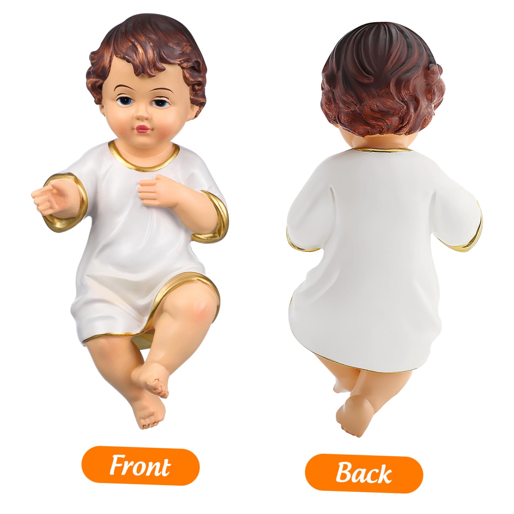 キリスト降誕スノーマンフィギュア 10-1/4インチ Amazon.co.jp: 樹脂