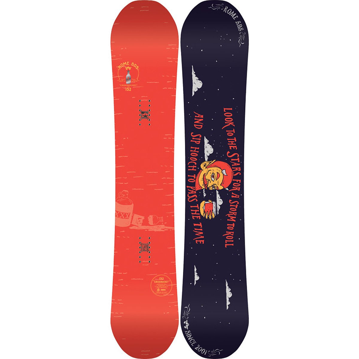 Rome Crossrocket Snowboard 152 Mens by Rome