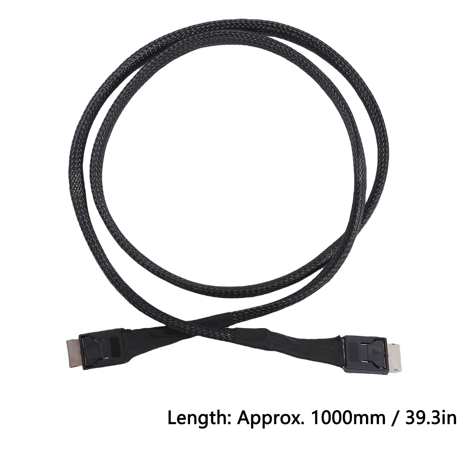 Bewinner SFF-8611 4I do SFF-8611 4I Active Kabel, PCIE Gen4 X4 64Gbps 39,3 Cala dla Oculink EGPU, OnexGPU, z nylonową kurtką, Nylonowym Materiałem
