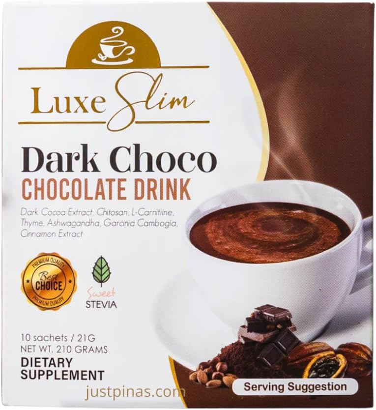 Luxe Slim Dark Choco 21 grams x 10 sachets