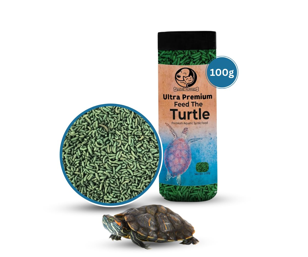 Foodie Puppies Turtle Food - 100gm | Spirulina Added Premium Aquatic Nutrition for Optimal Growth and Health | Floating Formula | Essential Diet for Turtle Wellness (B0CG3NRQN2) Amazon Price History, Amazon Price Tracker