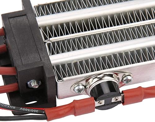 Miniatura 8 de Calentador de aire de cerámica PTC, calefacción, calentador de ventilador de aire acondicionado, termostato automático de 500 W, con protector de