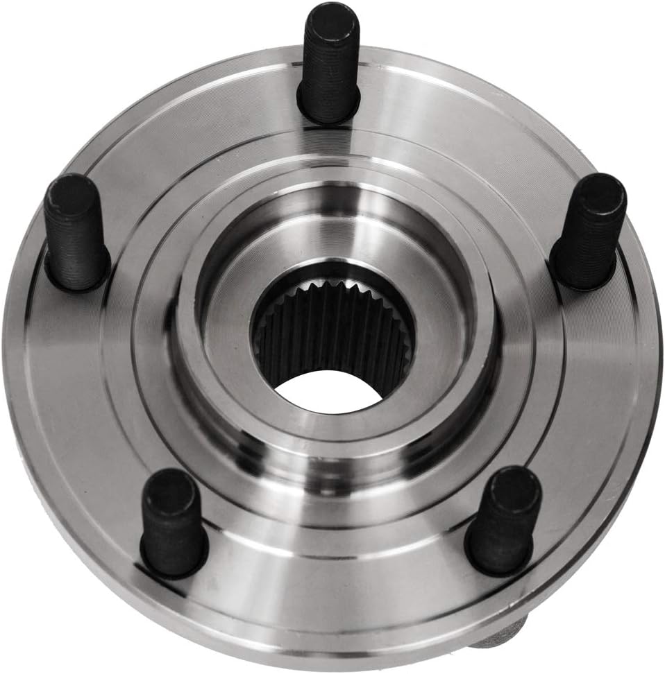 AUQDD 513263 x2 (5 Lug,For 4-Wheel ABS) Front Wheel Hub and Bearing Assembly Compatible With 2008 09 10 11 12 13 2014 Do-dge Avenger,2009 Caliber /2011-2014 Chry-sler 200,2007-2010 Sebring