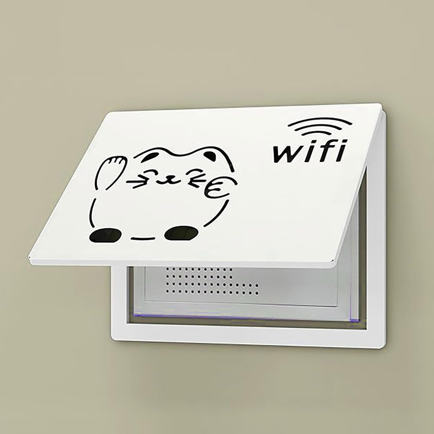 Copertura decorativa da parete per contatore elettrico, pannello moderno per armadio di distribuzione dell'energia, 25 x 20 cm (80 x 60 cm / 31.5x23.6in)