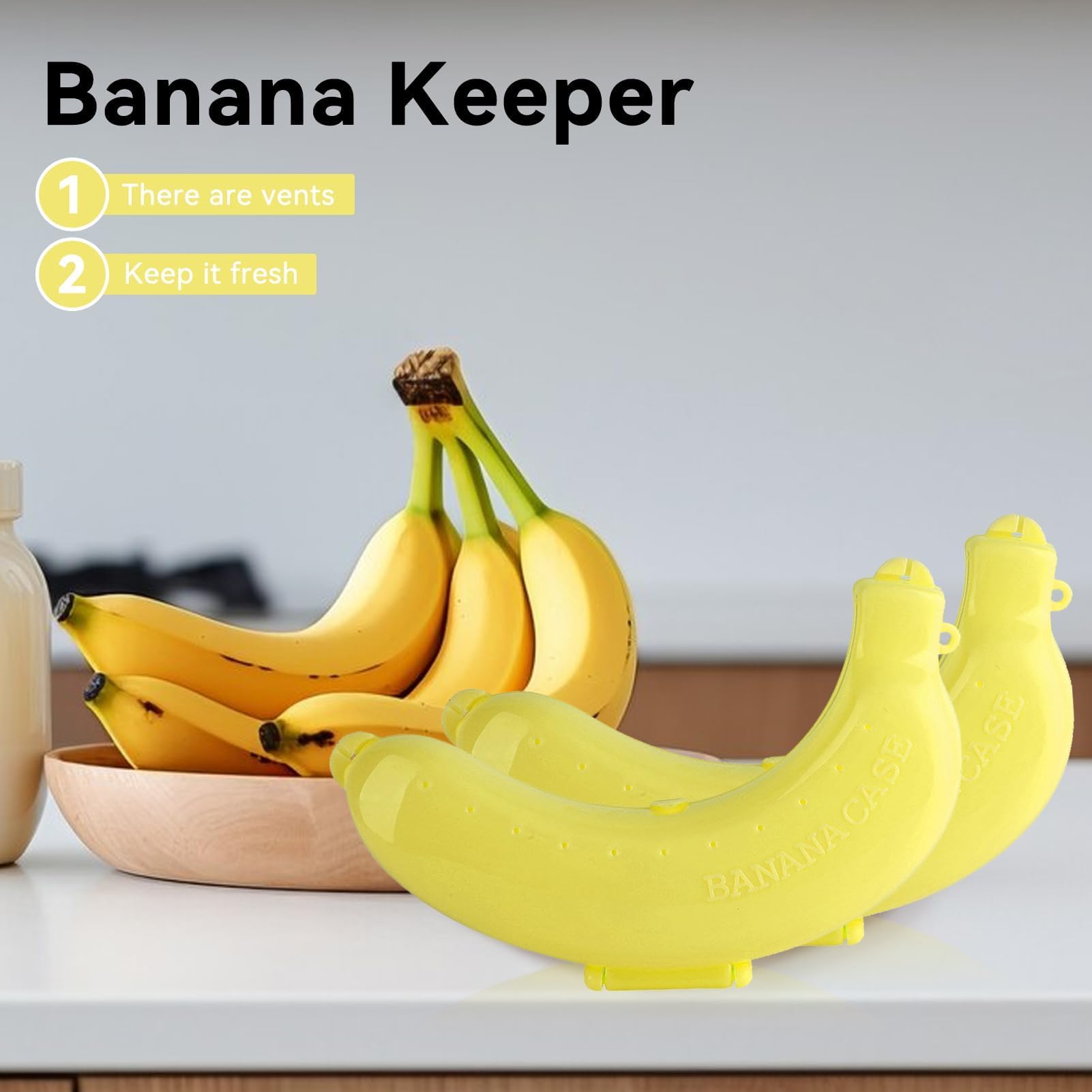 Amazon.com: Banana Keeper, Plastic Single Banana Travel Case for