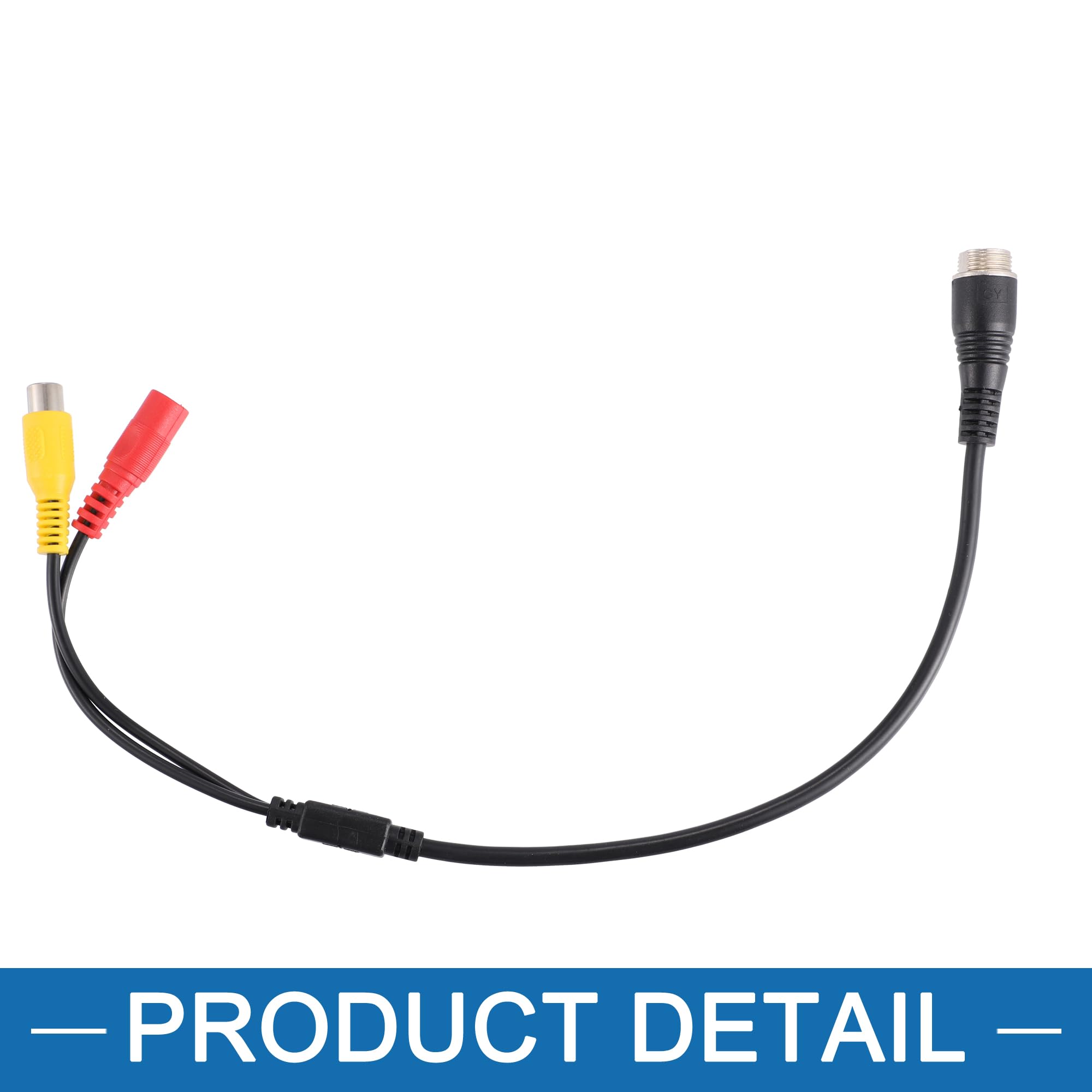ABSOPRO - Adattatore M12 a 4 pin maschio a RCA AV femmina