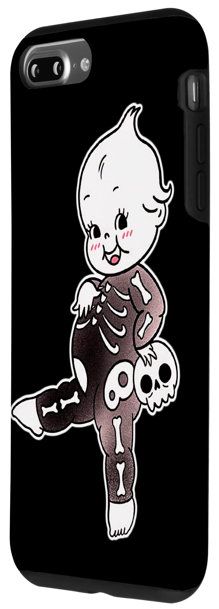 Kewpie Baby Skeleton Skull Halloween Spooky Case for iPhone 7 Plus/8 Plus - Image 2