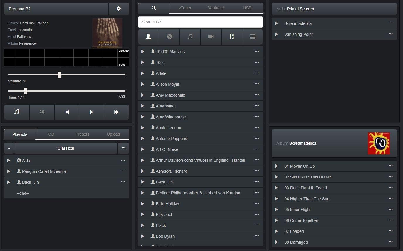 Exclusive Discount 50% Price Brennan B2 2TB Black HiFi - Hard Disk CD Ripper, Storage and Player with Sonos, Bluetooth, Spotify, YouTube, Internet Radio, Stereo Power Amplifier, NAS, Wav, Lossless (FLAC) and MP3.
