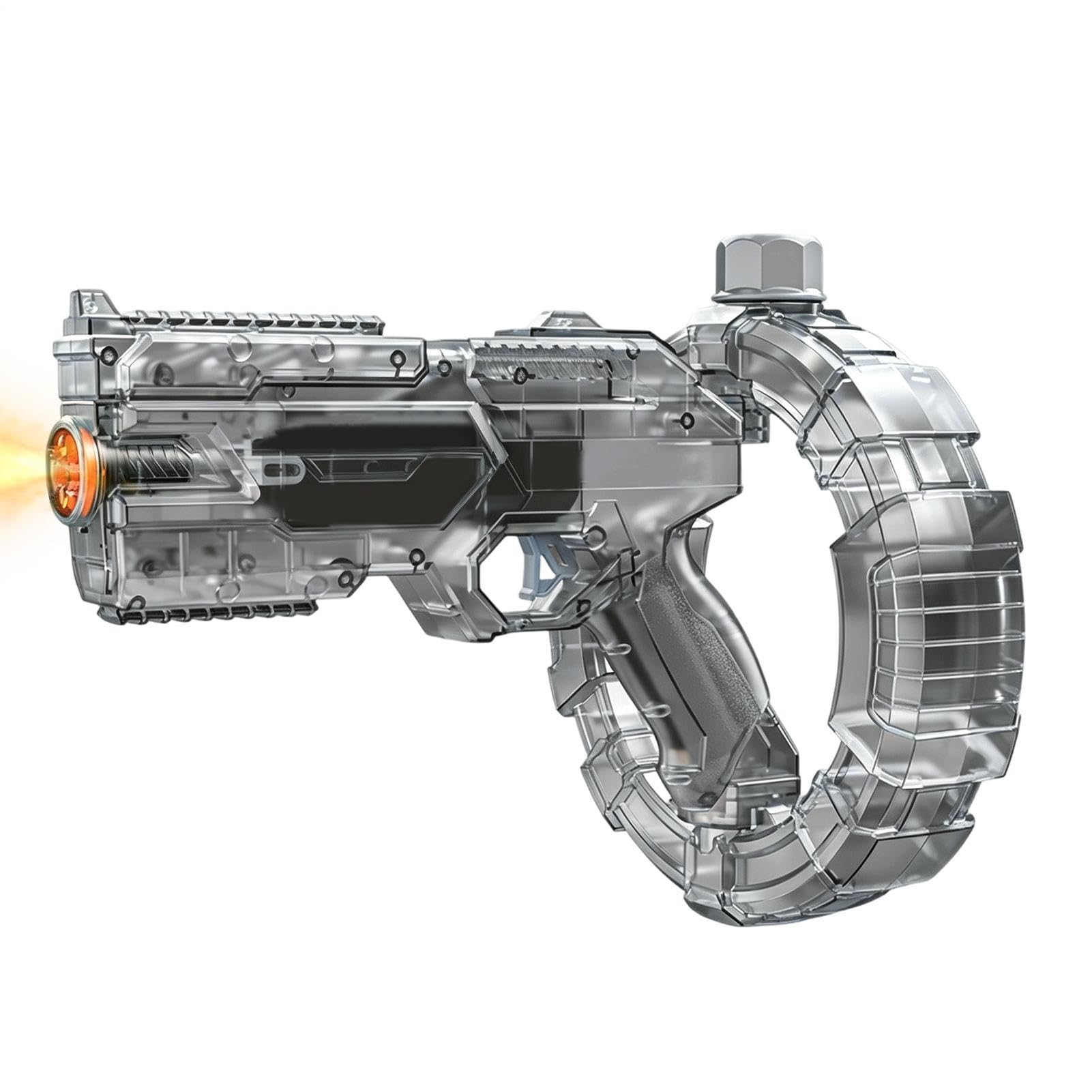 Pistolet na wodę, automatyczne oświetlenie LED z efektem płomienia, elektryczne, dla chłopców i dziewcząt, do ogrodu, basenu, plaży, parku, trawnika, placu zabaw, na imprezę
