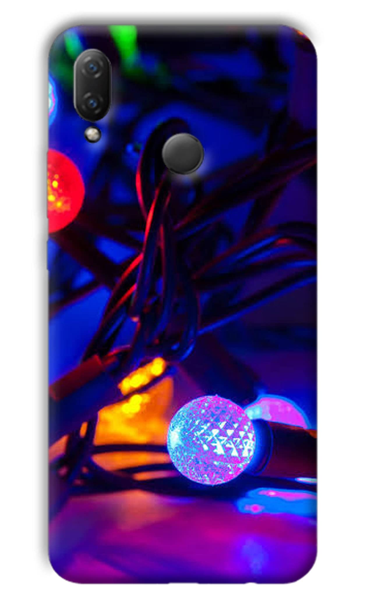 GALACOLORS 3D Lights Pattern Printed Designer Back Case Cover for NOVA 3i