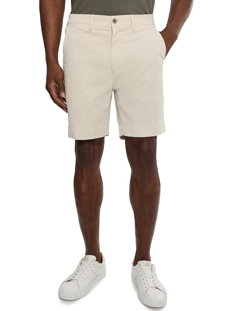 Beige AG Archie Short Straight Trouser Shorts