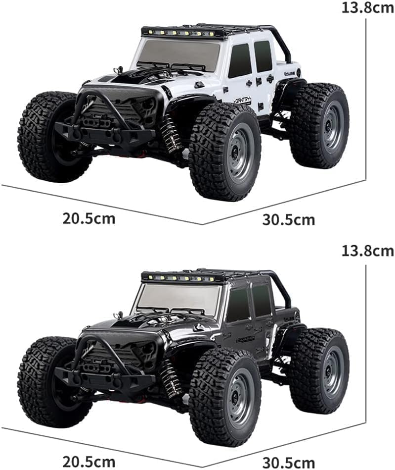Image of RC Car 1 /16 RC Truck with High Speed Max 70km /h, 4 Channels Remote Control, 4WD, for Adults with 1pcs Upgraded 1500mah Battery, Multicolor