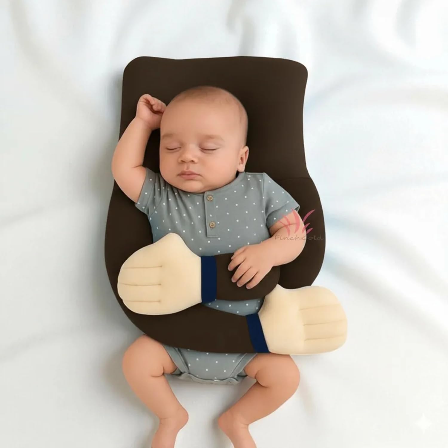 100% Cotton Baby Sleeping Bag for Newborn Baby | Soft & Breathable Baby Carry Nest | Portable Baby Bedding Bag with Zipper | Warm Sleeping Sack for Infants 0-12 Months | (Brown)-image-4