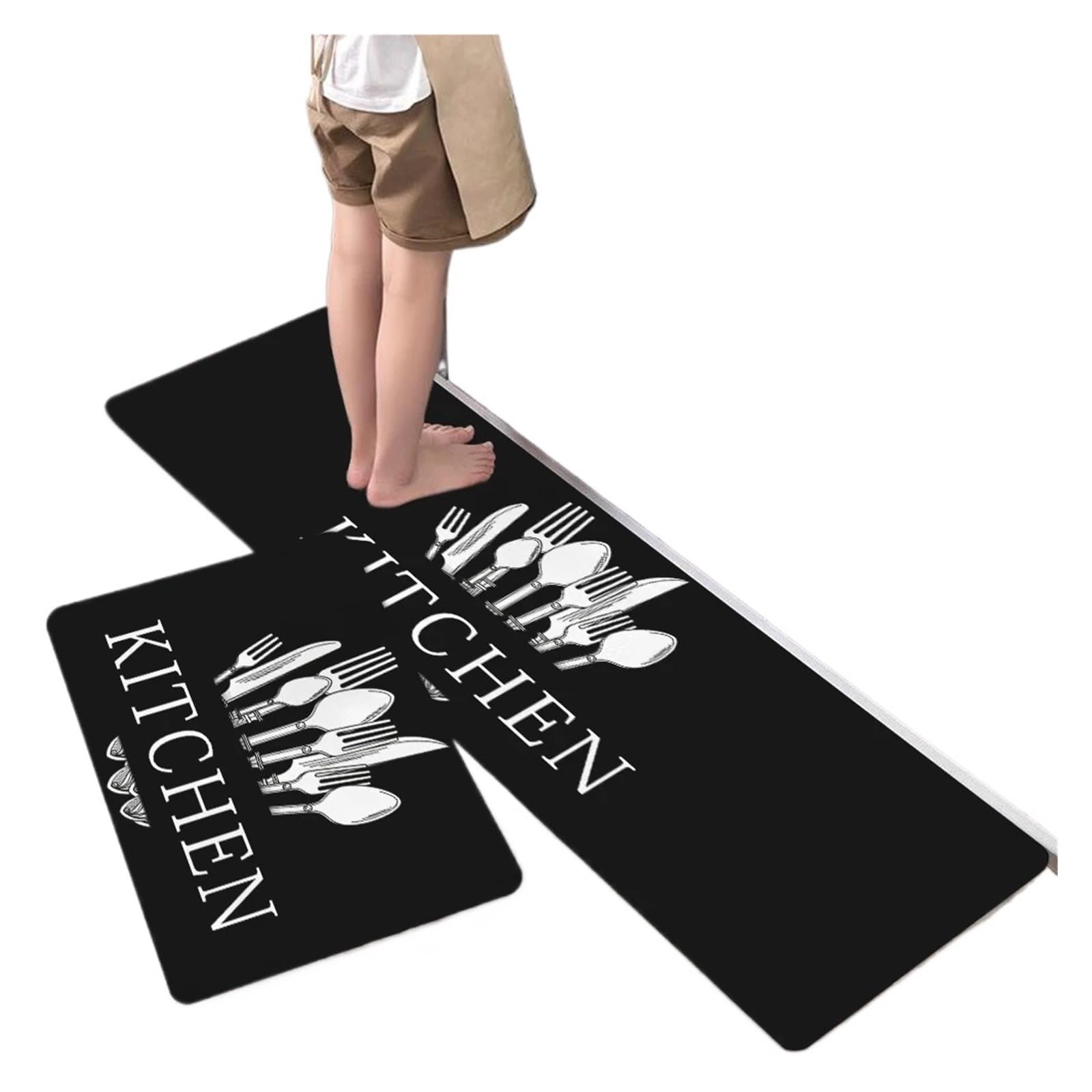 Tapis de cuisine absorbant l'huile 50x160 cm antidérapant en diatomite pour entrée