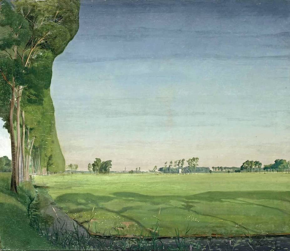 Affiches sur toile de 50x70cm la di alberi par Valerius De Saedeleer sans cadre