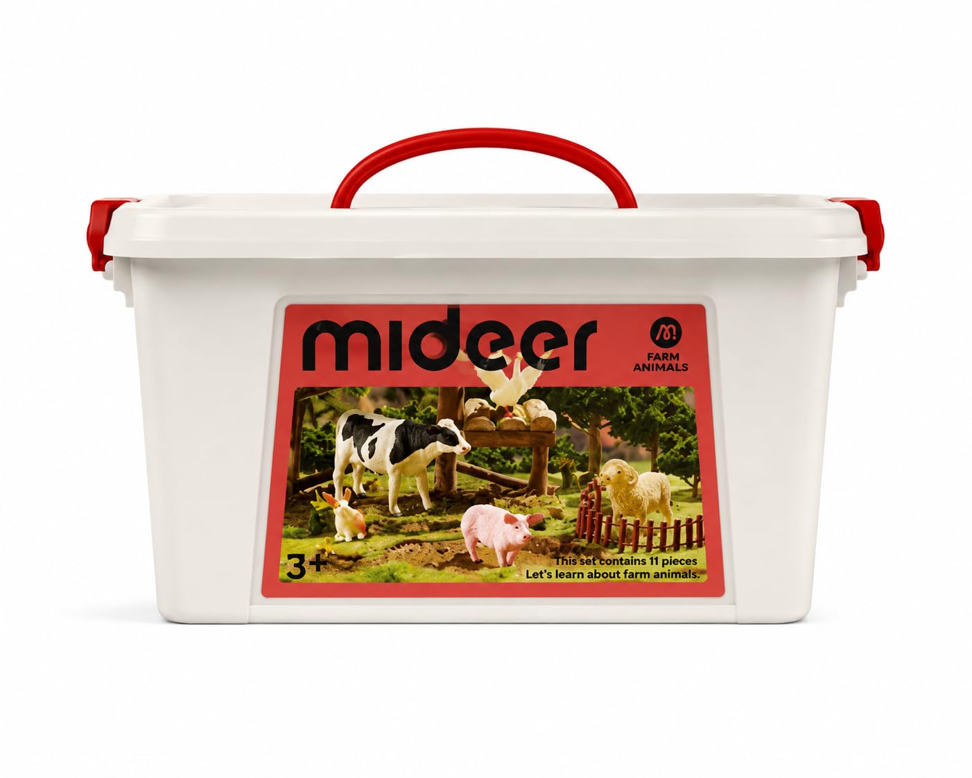 Mideer Juego de colección "Animales de la granja", 11 piezas
