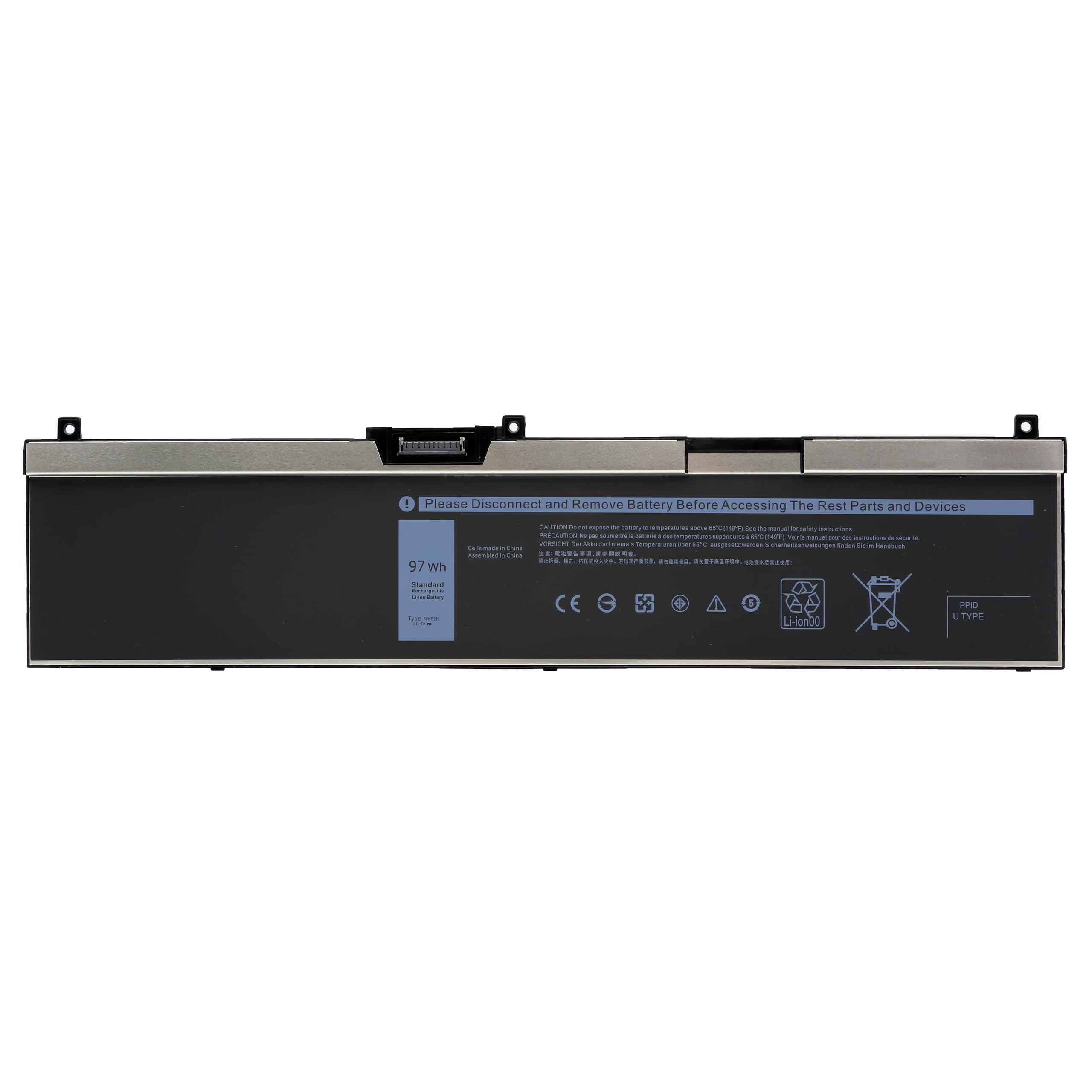 BLESYS NYFJH 0WNRC GW0K9 Batterie pour Dell Precision 7530 7540 7730 P74F