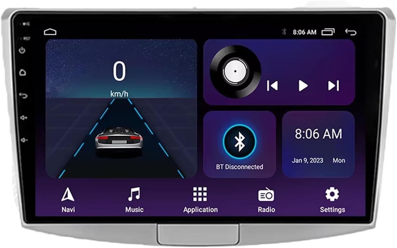 10 inch Android 13 Double Din car radio with Bluetooth hands-free system FM radio, rear view camera USB steering wheel control for VW Volkswagen Passat 7 B7 CC 2010 - 2015 sat nav car screen(T7 4+32G)