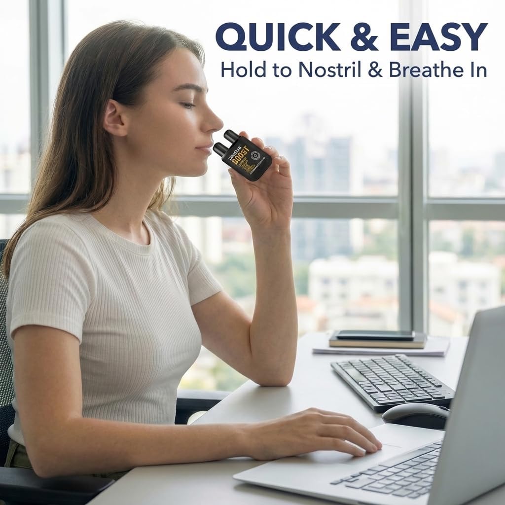 Natural Aromatherapy Dual Nasal Inhaler Stick – Uplifting Essential Oil Blend for Refreshing Scents & Daily Clarity | Portable, Travel-Friendly Nasal Stick for Aromatic Enjoyment - Image 4